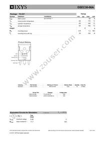 DSEC30-06A Datasheet Page 3