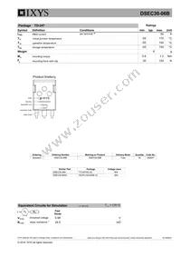 DSEC30-06B Datasheet Page 3