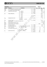 DSEC30-12A Datasheet Page 2