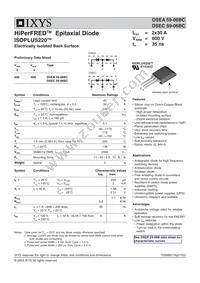 DSEC59-06BC Datasheet Cover