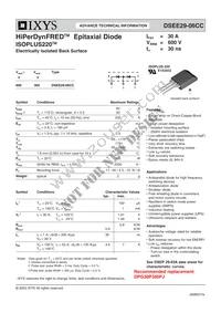 DSEE29-06CC Datasheet Cover