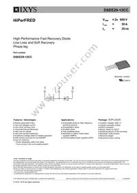 DSEE29-12CC Datasheet Cover