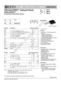 DSEE8-06CC Datasheet Cover