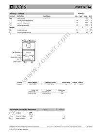 DSEP12-12A Datasheet Page 3