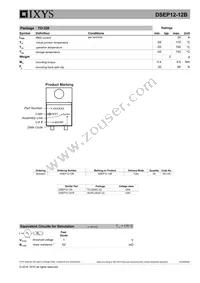 DSEP12-12B Datasheet Page 3