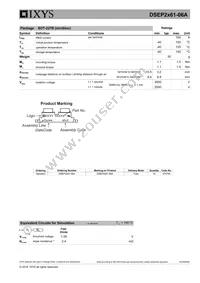 DSEP2X61-06A Datasheet Page 3