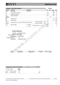 DSEP2X91-03A Datasheet Page 3