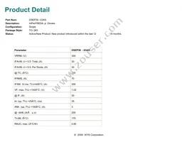 DSEP30-03AS Datasheet Cover