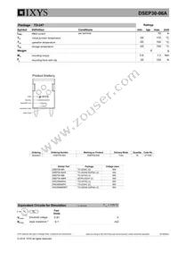 DSEP30-06B Datasheet Page 3
