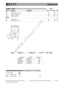 DSEP30-12A Datasheet Page 3