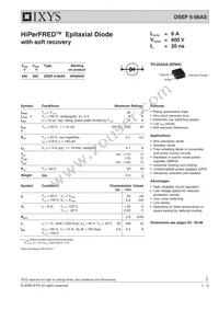 DSEP6-06AS-TRL Datasheet Cover