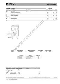 DSEP60-06A Datasheet Page 3