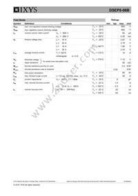 DSEP8-06B Datasheet Page 2