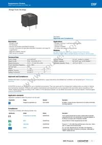 DSF-18-0003 Datasheet Cover