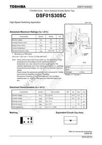 DSF01S30SC Datasheet Cover