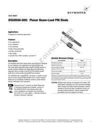 DSG9500-000 Datasheet Cover