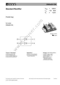DSI2X55-16A Datasheet Cover