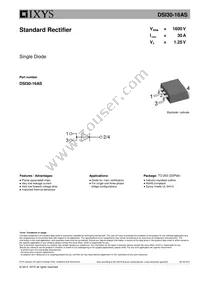 DSI30-16AS-TRL Datasheet Cover