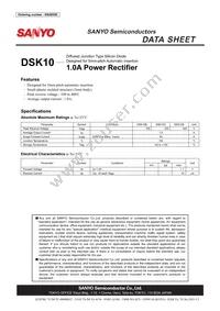 DSK10E-ET1 Datasheet Cover