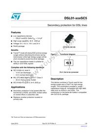 DSL01-010SC5 Datasheet Cover