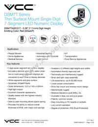 DSM7TA28101T Datasheet Cover