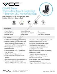 DSM7TA28105T Datasheet Cover