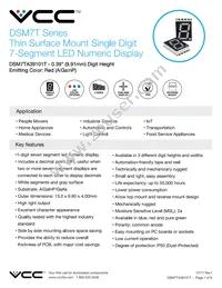 DSM7TA39101T Datasheet Cover