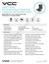 DSM7TA56105T Datasheet Cover