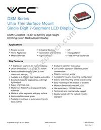 DSM7UA30101T Datasheet Cover