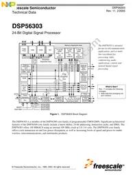 DSP56303AG100B1 Datasheet Cover