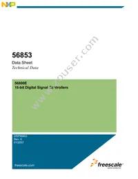 DSP56853FGE Datasheet Cover