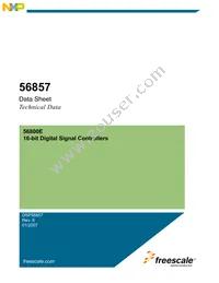 DSP56857BUE Datasheet Cover