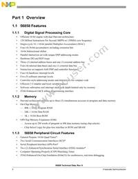 DSP56858FVE Datasheet Page 4