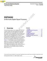 DSPB56362AG120R2 Datasheet Cover