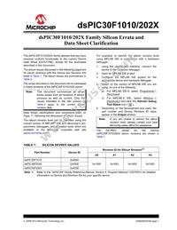 DSPIC30F1010T-30I/SO Datasheet Cover