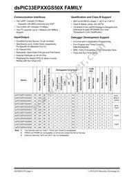 DSPIC33EP64GS502T-E/MX Datasheet Page 2