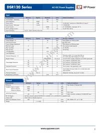DSR120PS48 Datasheet Page 2