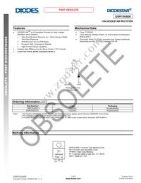 DSR15U600 Datasheet Cover