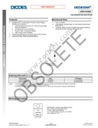 DSR15V600 Datasheet Cover