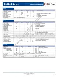 DSR240PS48 Datasheet Page 2