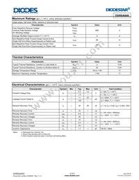 DSR8A600 Datasheet Page 2