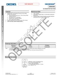 DSR8V600 Datasheet Cover