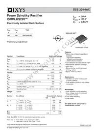 DSS20-01AC Datasheet Cover