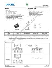 DSS2540M-7B Datasheet Cover