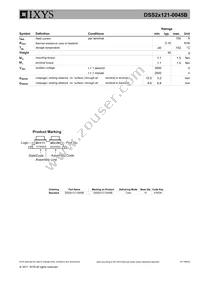 DSS2X121-0045B Datasheet Page 2