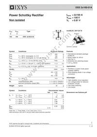 DSS2X160-01A Datasheet Cover