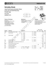 DSS2X61-01A Datasheet Cover