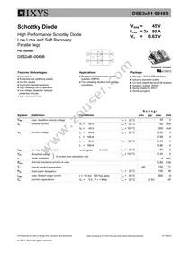 DSS2X81-0045B Datasheet Cover