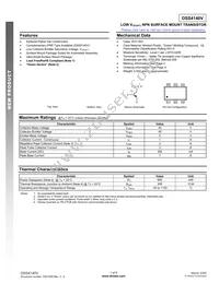DSS4140V-7 Datasheet Cover