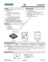 DSS45160FDB-7 Datasheet Cover